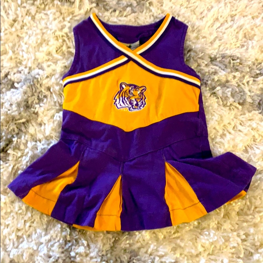 Tiny cheerleader Uniform LSU